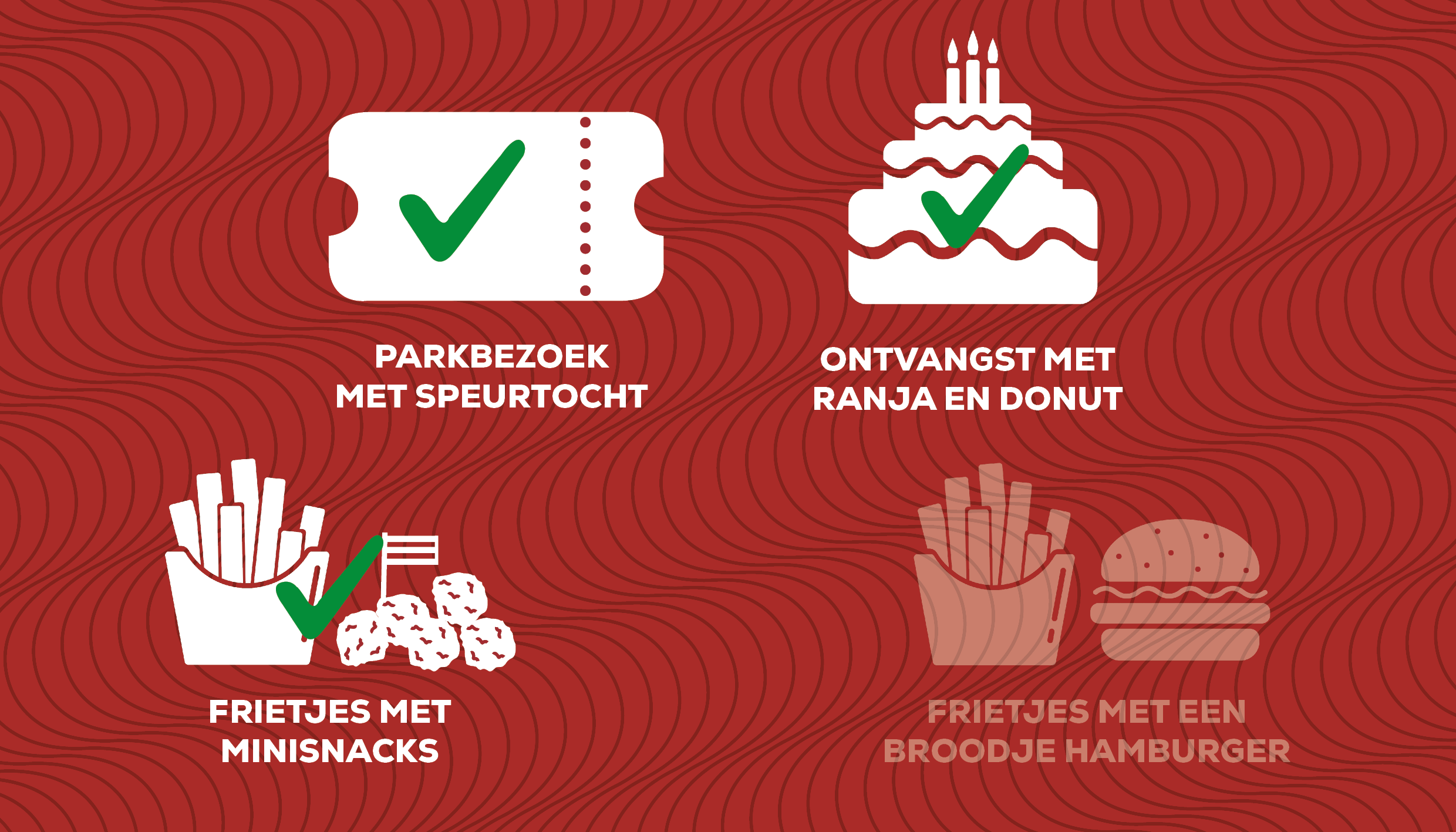 Kinderfeestje met snack arrangement
