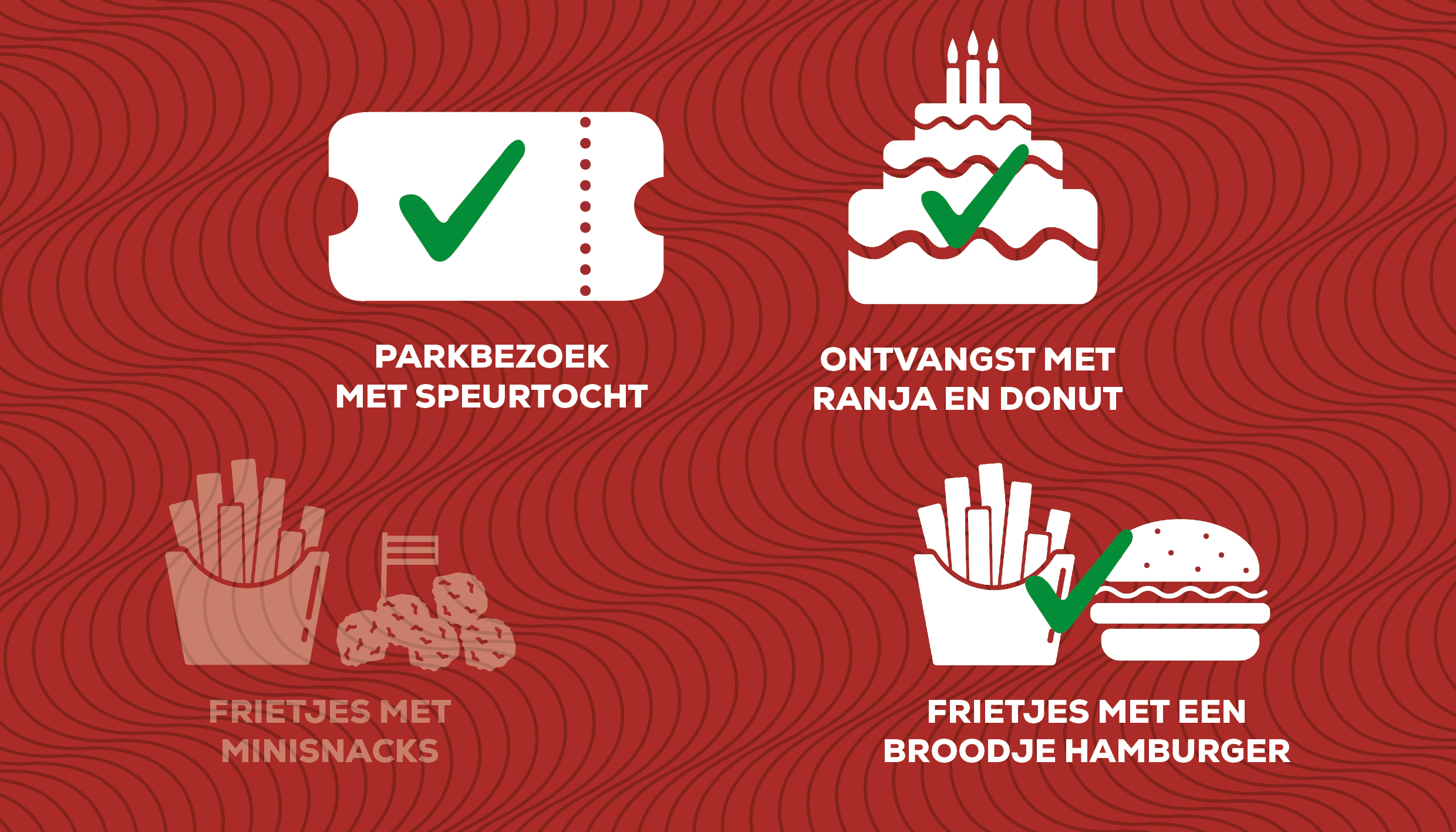 Kinderfeestje met hamburger arrangement